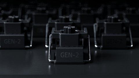 Interruptores ópticos analógicos Razer Gen-2 sin teclas
