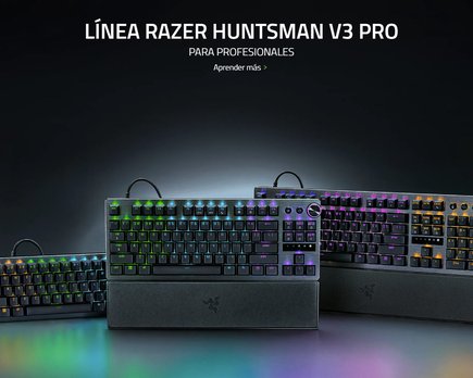 razer presenta su nueva línea de teclados razer huntsman v3 pro para gamers y profesionales