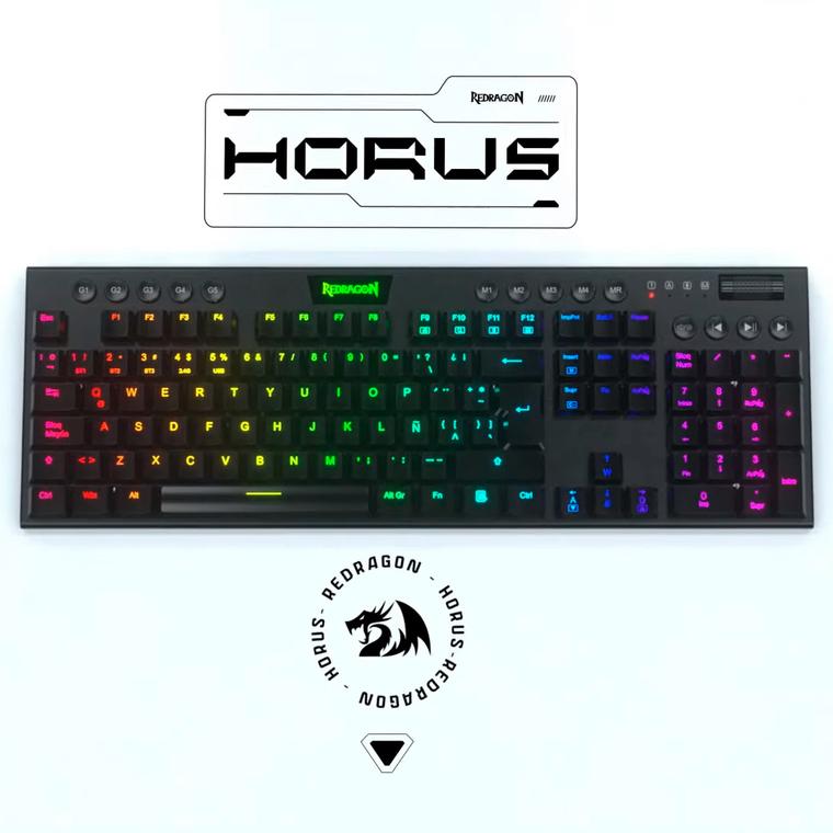 lanzamiento redragon horus k618 rgb y tkl k621 rgb