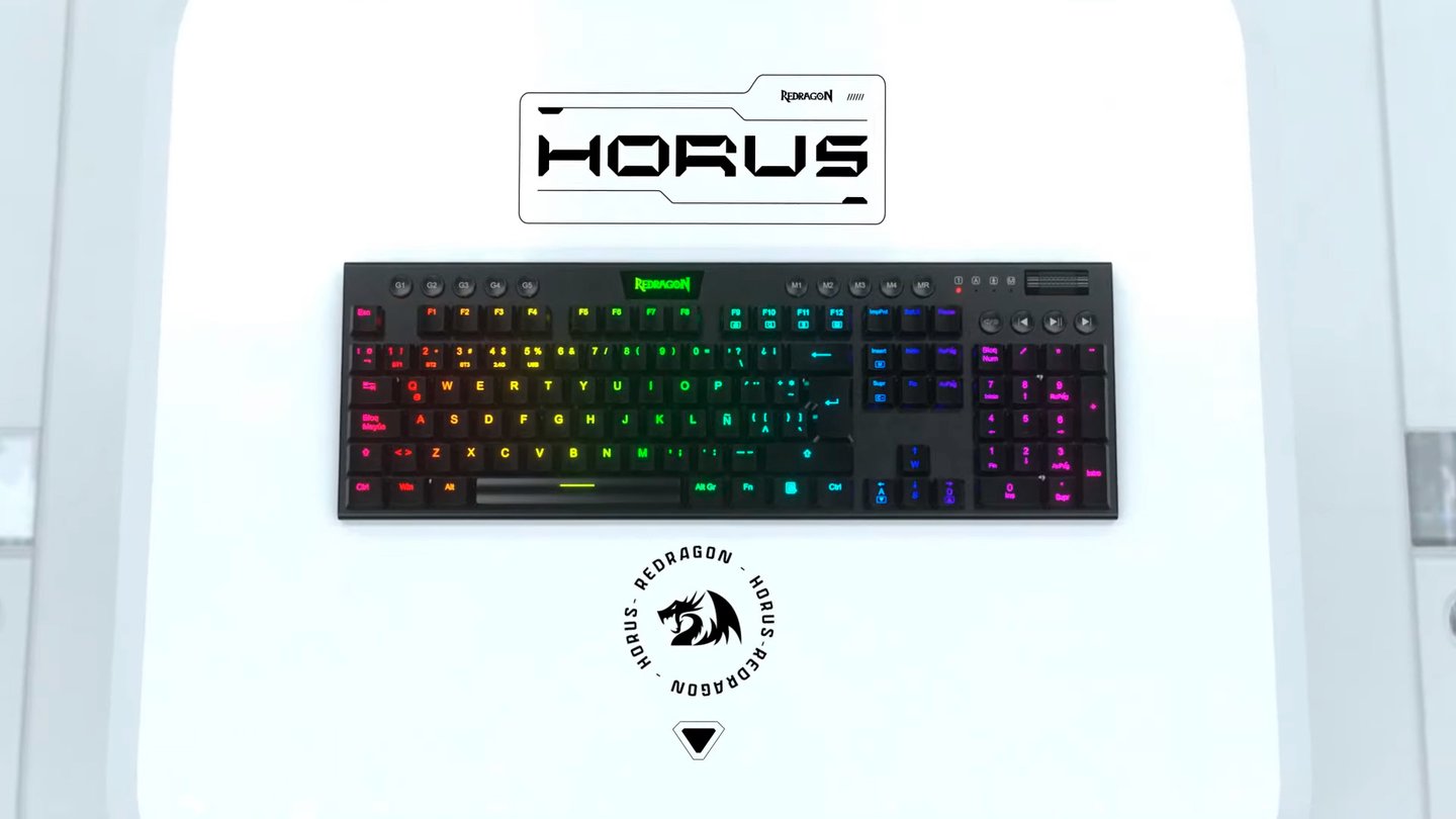 lanzamiento redragon horus k618 rgb y tkl k621 rgb