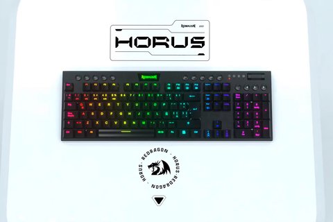 lanzamiento redragon horus k618 rgb y tkl k621 rgb
