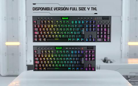 lanzamiento redragon horus k618 rgb y tkl k621 rgb tkl