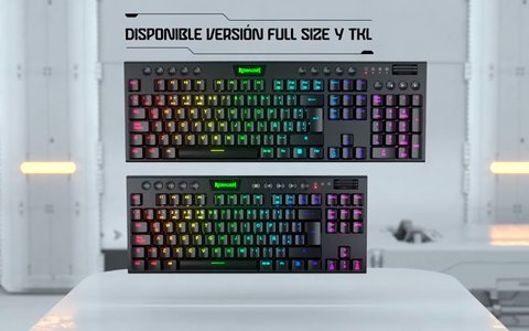 lanzamiento redragon horus k618 rgb y tkl k621 rgb tkl