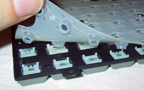 rubber dome switch cupula de goma