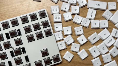 probar teclado mecanico nuevo