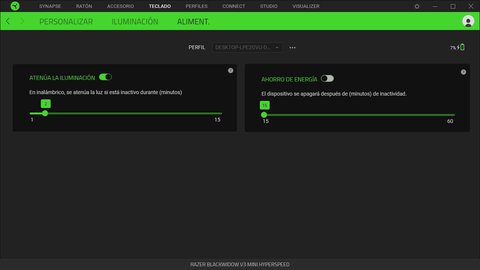 razer blackwidow v3 mini software