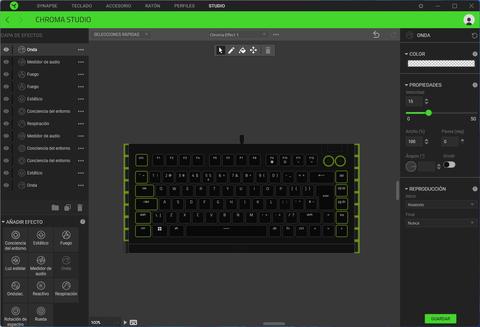 razer blackwidow v4 75 iluminacion