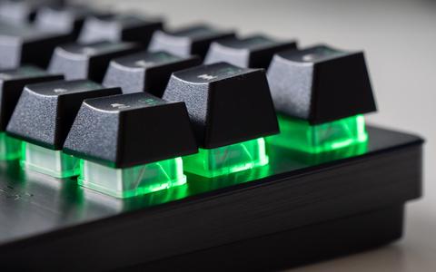 razer huntsman v3 x tenkeyless detalle textura