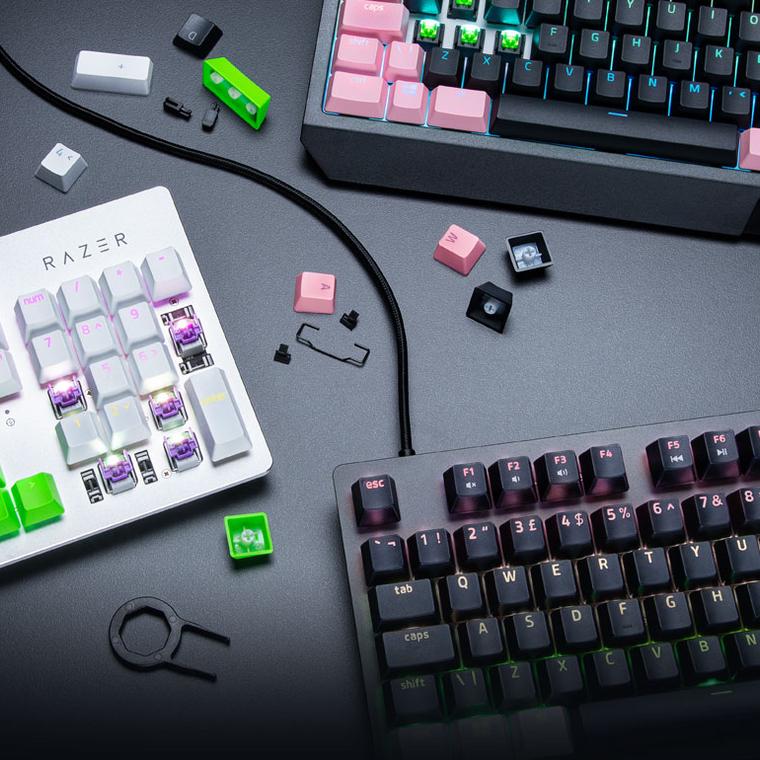razer keycaps pbt