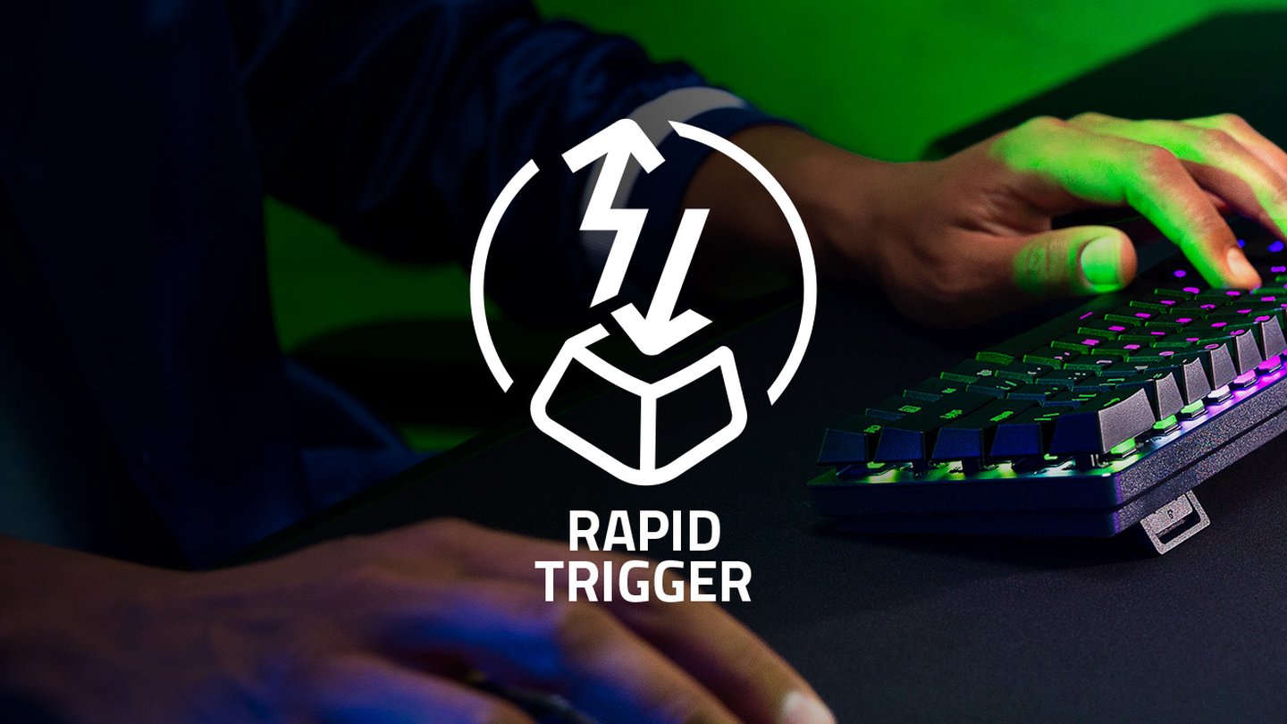 razer lanza rapid trigger menor latencia pulsacion teclas