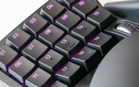 razer tartarus pro detalle teclas