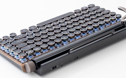 teclado retro bluetooth tw1867 botones
