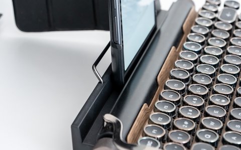 teclado retro bluetooth tw1867 detalle