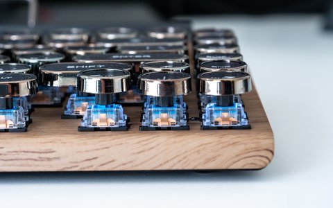 teclado retro bluetooth tw1867 switches