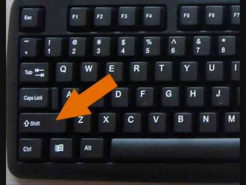 tecla shift