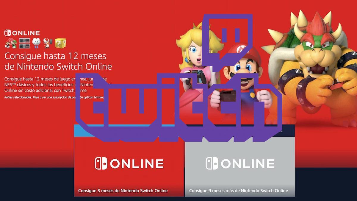 twitch prime 12 meses nintendo switch online gratis