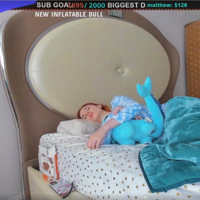 twitch streaming gente durmiendo