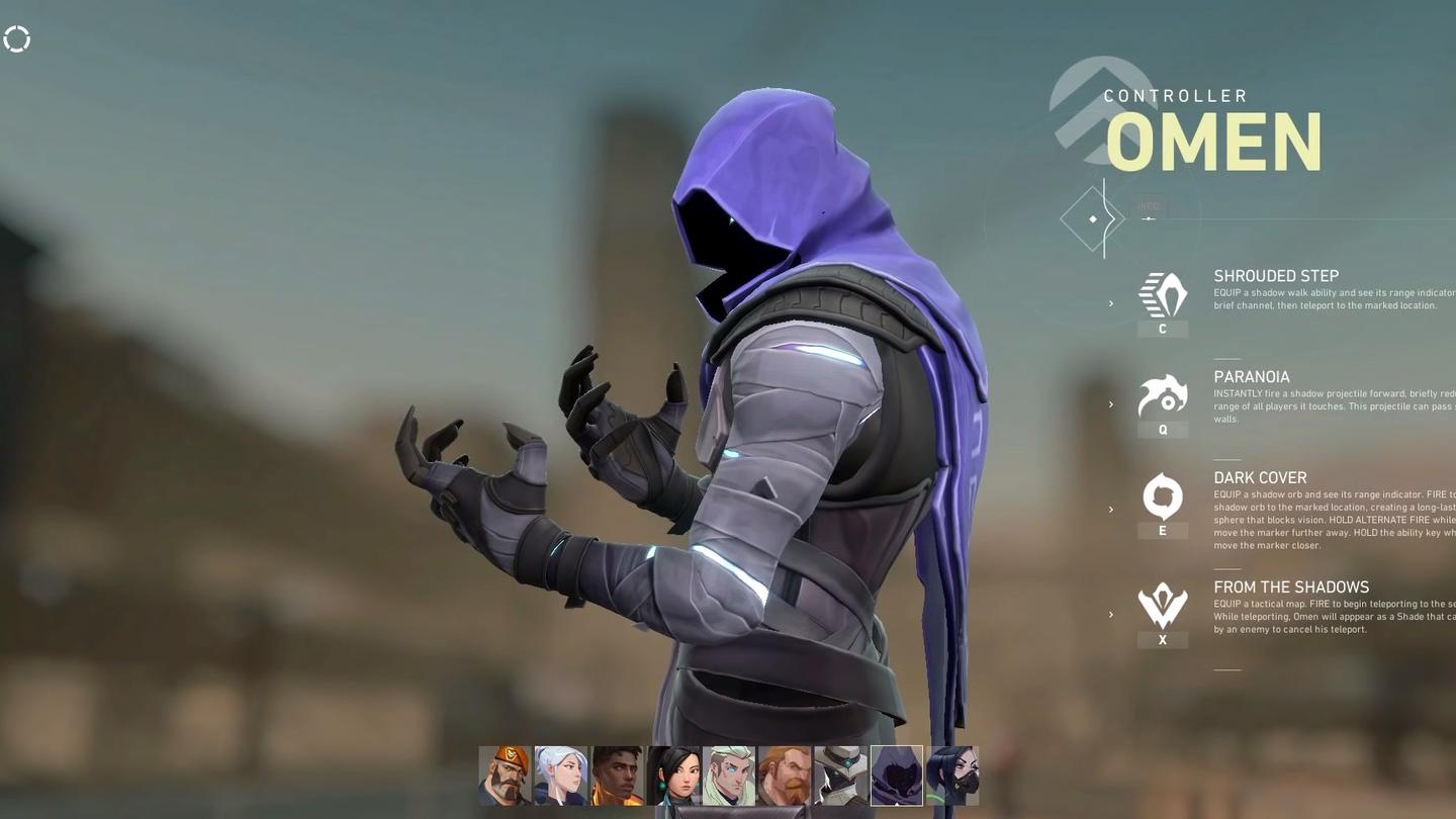 guia agentes personajes omen