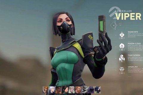 guia agentes personajes viper