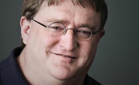 Retrato de Gabe Newell, cofundador de Valve