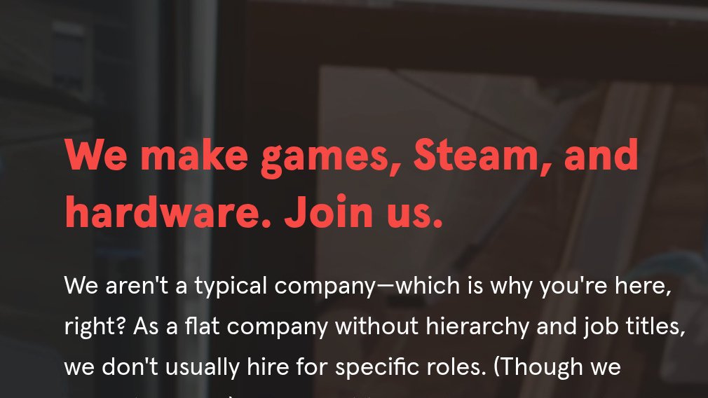valve 30 anos