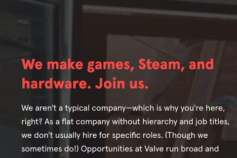 valve 30 anos