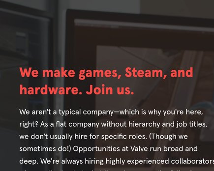 valve 30 anos