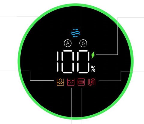 dreame h12 pantalla iconos