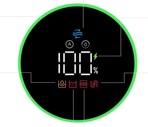 dreame h12 pantalla iconos