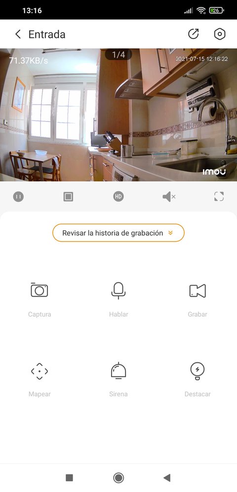 imou cruiser opciones app