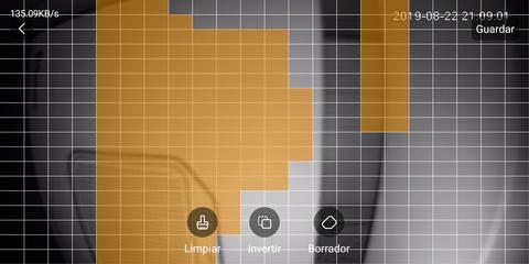 imou looc configuracion zonas deteccion movimiento