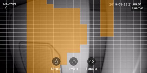 imou looc configuracion zonas deteccion movimiento