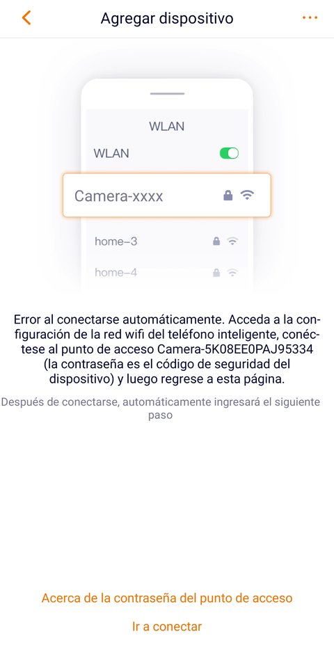 imou ranger iq configuracion fallo