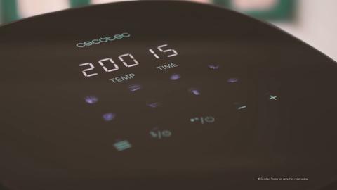 cecotec cecofry deluxe rapid controles