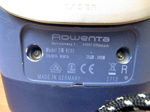 rowenta dw9240 fabricada en alemania