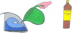 como limpiar la plancha de vapor vinagre blanco