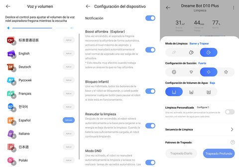 dreame bot d10 plus configuracion