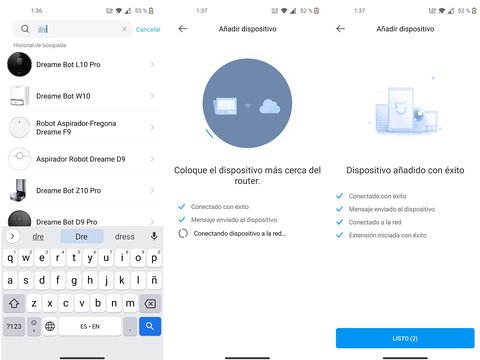 dreame bot l10 pro configuracion