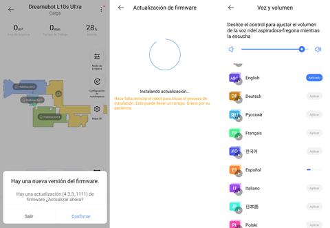 dreame bot l10s ultra app idioma