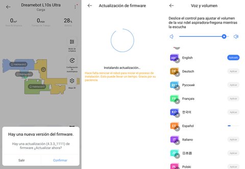dreame bot l10s ultra app idioma