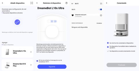 dreame bot l10s ultra config app