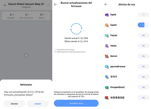 xiaomi robot vacuum mop 2c app firmware