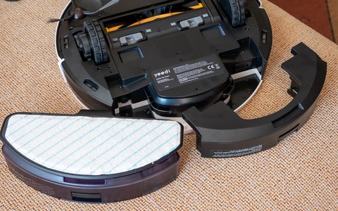 yeedi vac 2 pro deposito agua y robot