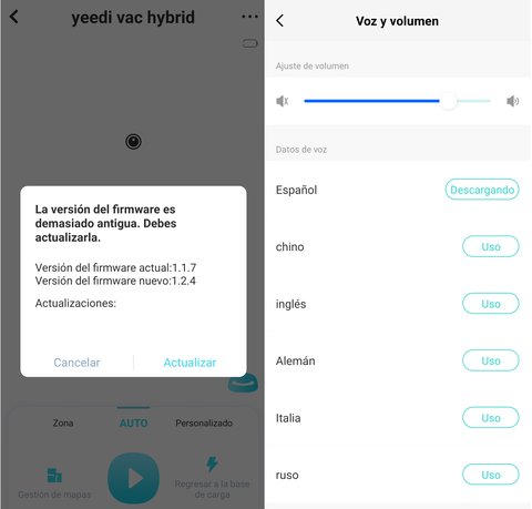 yeedi vac hybrid app