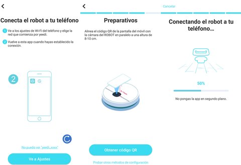 yeedi vac hybrid configuracion