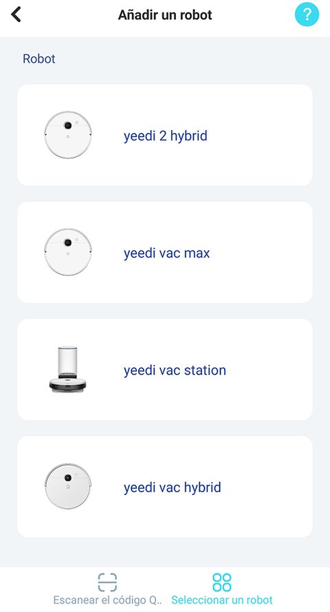 yeedi vac station anadir dispositivo