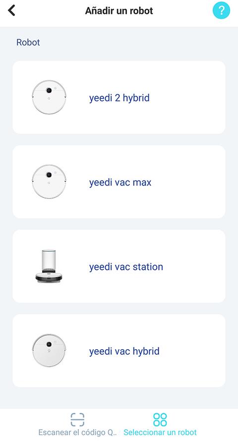 yeedi vac station anadir dispositivo