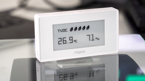 probamos el sensor de calidad de aire aqara t v o c