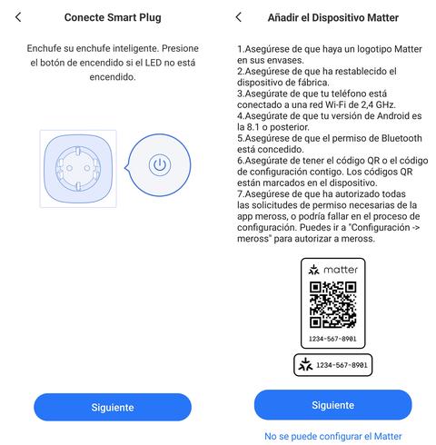 meross mss315 matter smart plug configurar