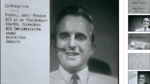 la presentación de 1968 que cambió la informática